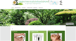 Desktop Screenshot of orientbio.hu