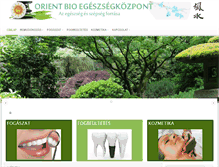 Tablet Screenshot of orientbio.hu